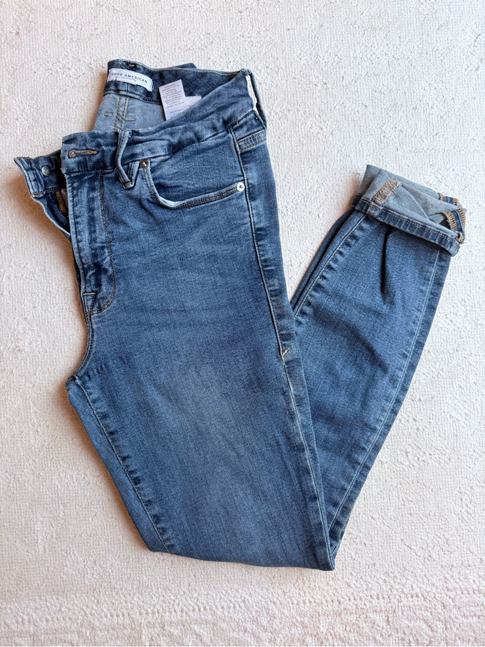 Good American Skinny Jeans in Classic Blue